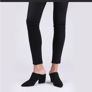 Botkier Black Suede Mules